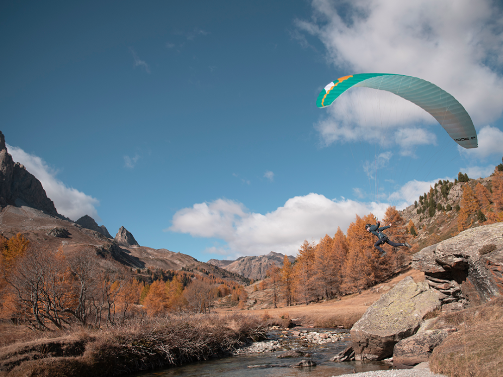 The Kode P, the most versatile paraglider for your size and weight