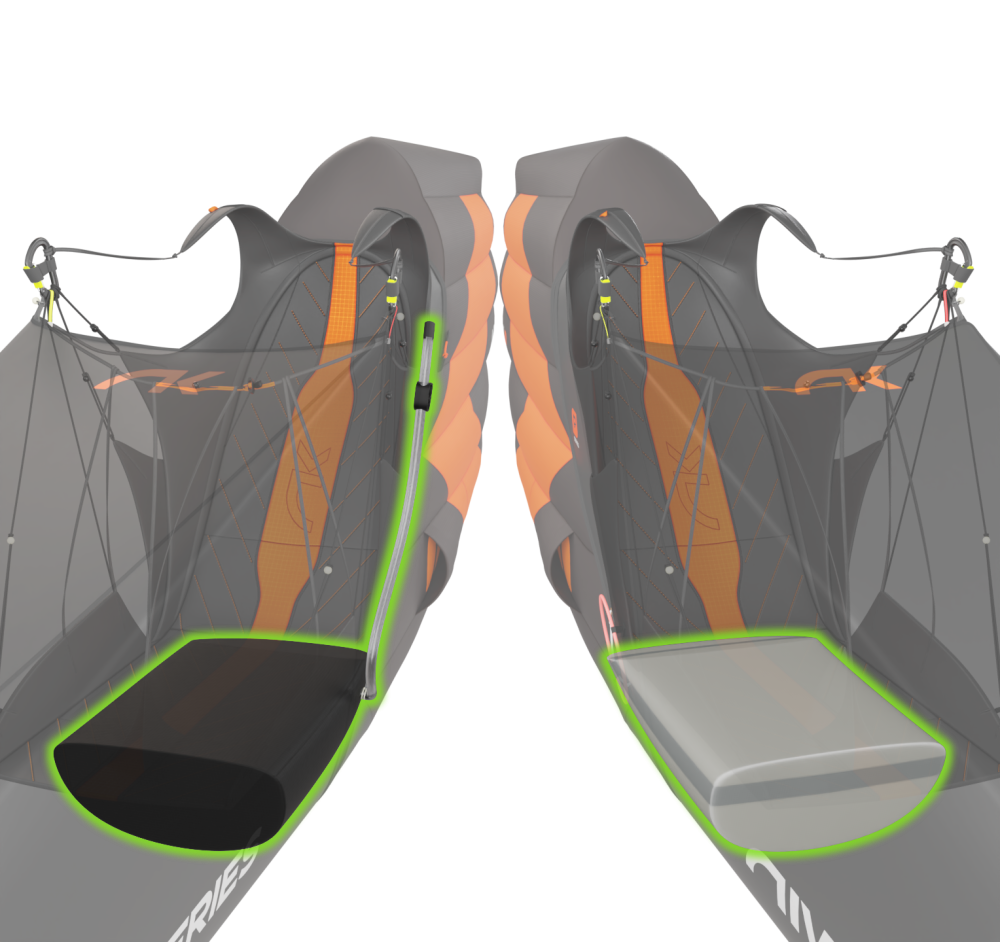 What is the best protection in a paragliding harness?