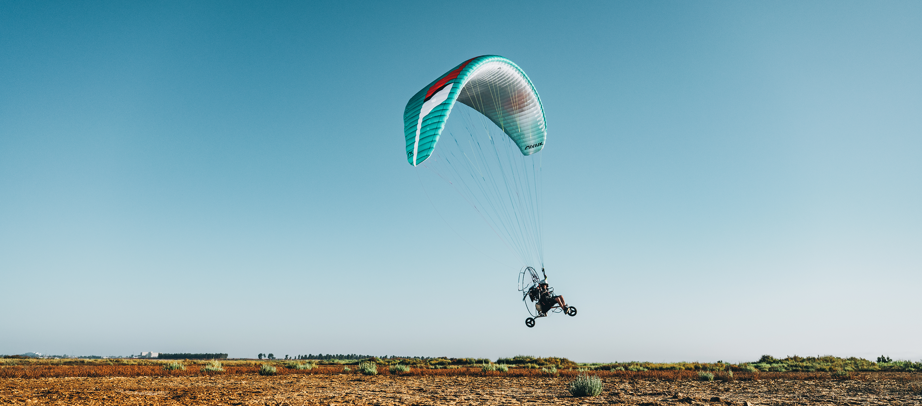 Qubik 2 paramotor wing distance flight