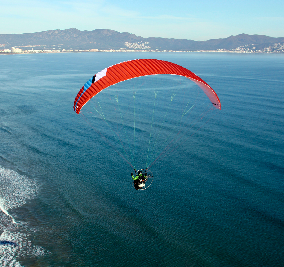 Qubik 2 ala paramotor vuelo distancia