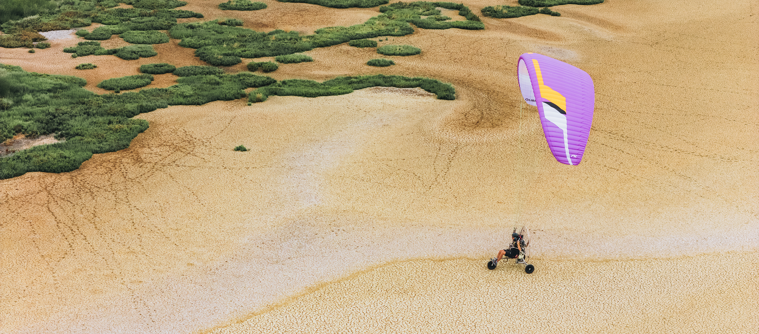 Paramotor wing progression cross country Niviuk Qubik 2