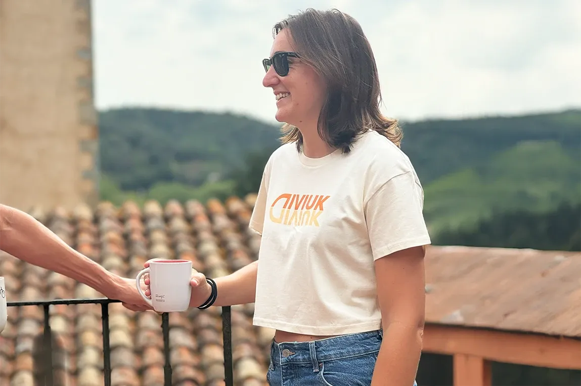 Croptop cotton T-shirt Niviuk Paragliders