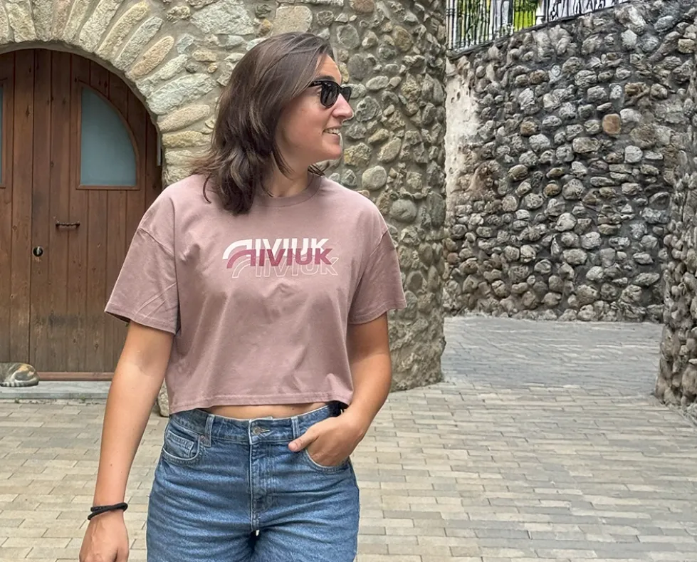 Croptop T-shirt en coton Niviuk Paragliders